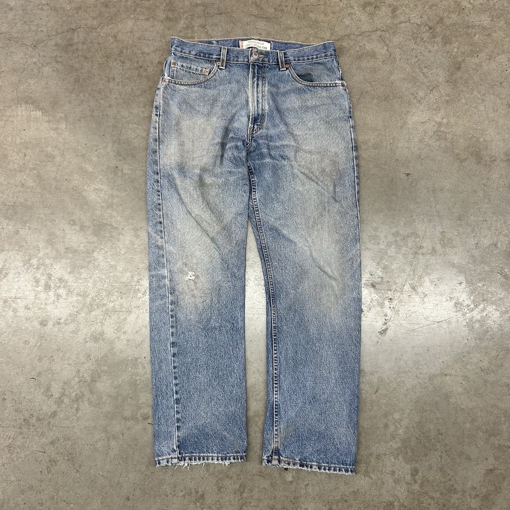 VTG Levi's 505 Jeans Made in Canada 90s Regular Fit Distressed Fade Men 34x30